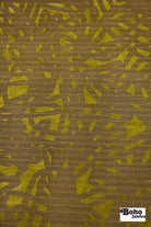 Chartreuse & Metallic Abstract Upholstery Woven Fabric - Boho Fabrics - Home Dec. & Upholstery Fabric