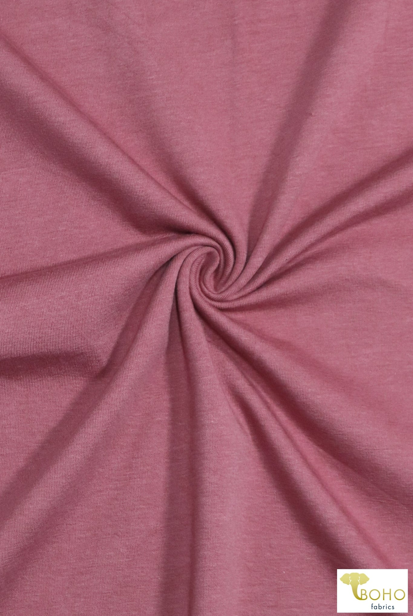 Chateau Rose Pink, Cotton Spandex Knit, 10 oz - Boho Fabrics