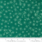 Cheer Merriment in Emerald by Moda - 100% Cotton Quilting Fabric - 45535 17 - Boho Fabrics - Quilting Cotton, Woven