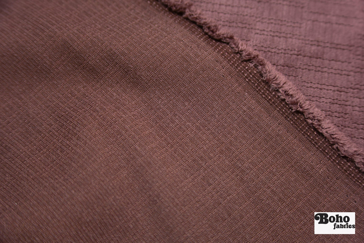 Chenille in Mauve Upholstery Woven Fabric - Boho Fabrics - Home Dec. & Upholstery Fabric