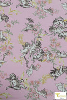 Cherubs on Light Pink, DBP. BPP-307 - Boho Fabrics