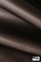 Chocolate Bronze Pebble Faux Leather Upholstery Fabric - Boho Fabrics - Home Dec. & Upholstery Fabric