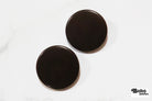 Chocolate Brown, Mod Gambit, Shank Button. Available in 15mm, 18mm, 20mm, 25mm - Boho Fabrics - Buttons & Snaps