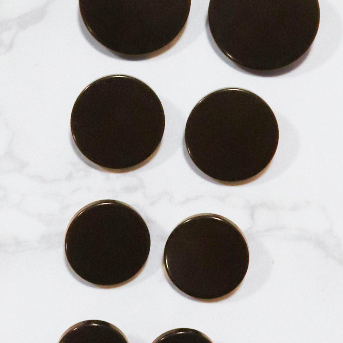 Chocolate Brown, Mod Gambit, Shank Button. Available in 15mm, 18mm, 20 ...