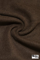 Chocolate Brown Wool Knit Fabric - Boho Fabrics - Wool Knit