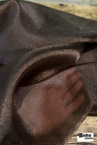 Chocolate Mousse, Organza Shimmer, Woven Fabric - Boho Fabrics - Organza, Woven Fabric