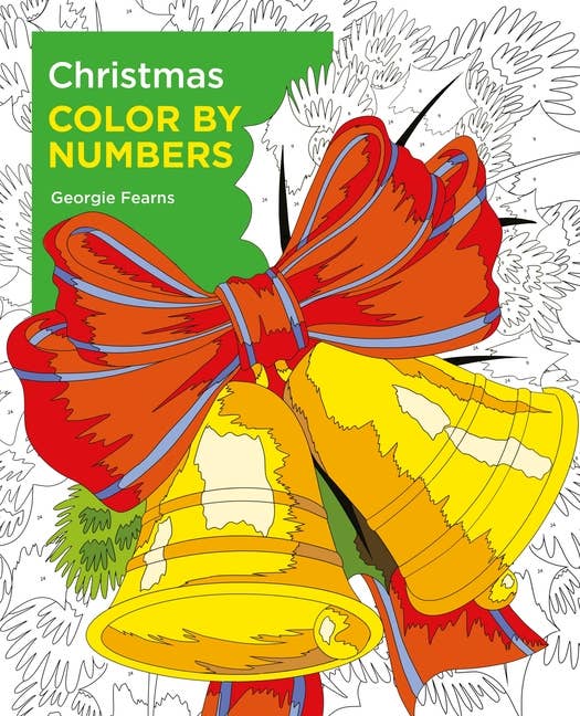 Christmas Color By Numbers Coloring Book - Boho Fabrics - Books