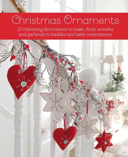 Christmas Ornaments: 27 Charming Decorations To Make - Boho Fabrics - Books