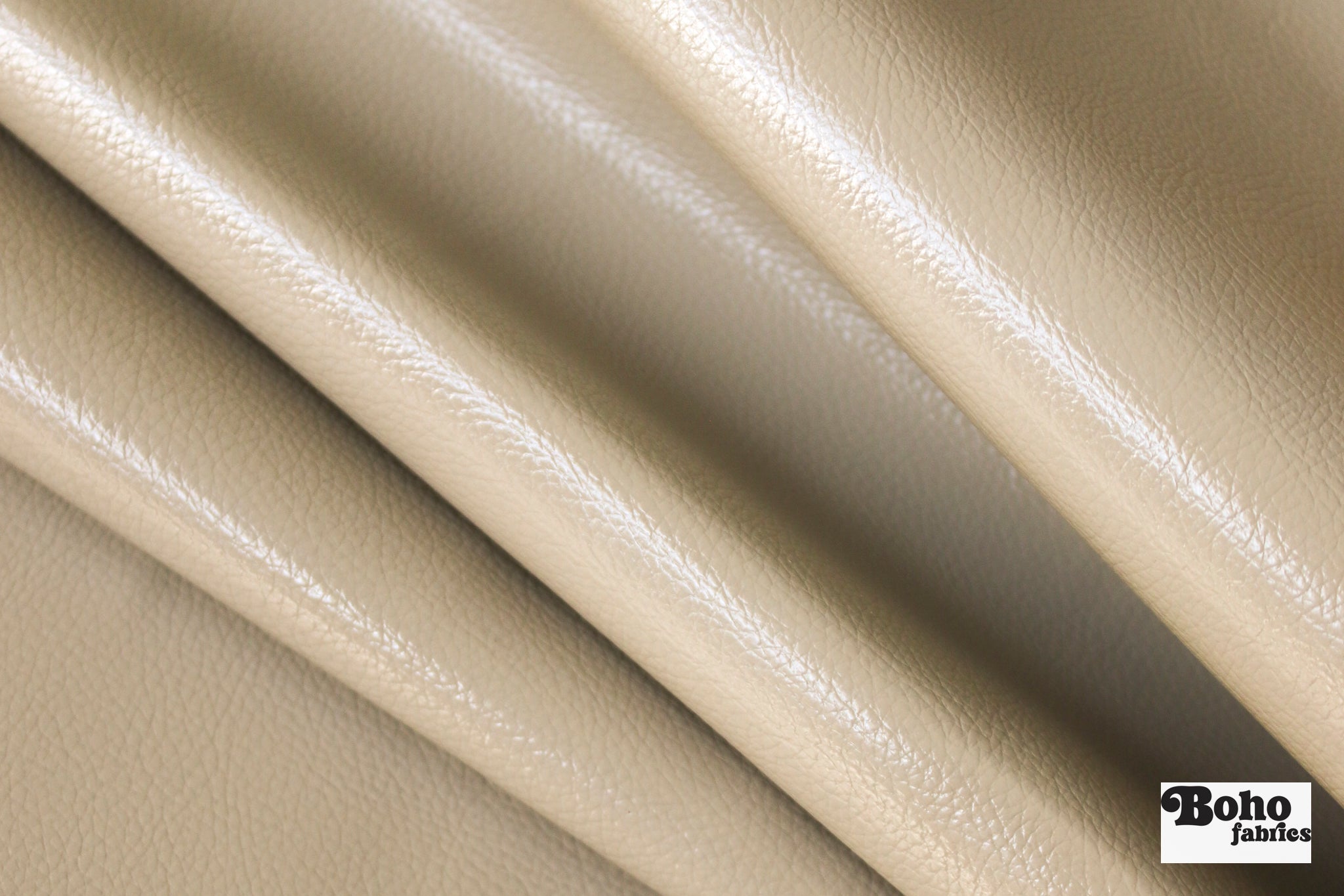 Churchill Downs in Bamboo by Kaufmann - Faux Leather Vinyl Fabric - Boho Fabrics - Home Dec. & Upholstery Fabric