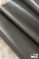 Churchill Downs in Gray by Kaufmann - Faux Leather Vinyl Fabric - Boho Fabrics - Home Dec. & Upholstery Fabric