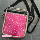 Clear Glitter Stars Vinyl 18" x 56" - Boho Fabrics - Vinyl Fabric