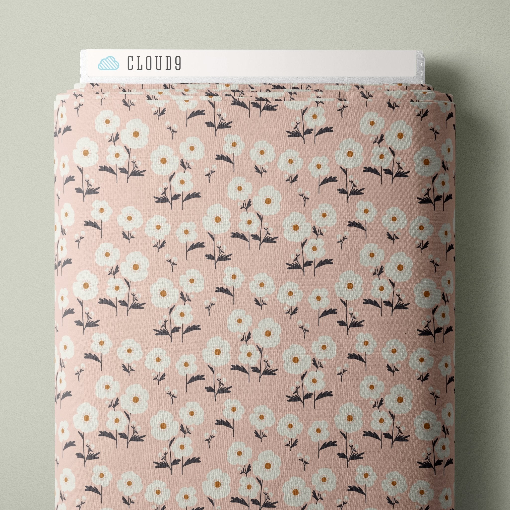 Cloud 9 Organic Quilting Cotton Fabric – Planted Flower Bed (227599) - Boho Fabrics - Quilting Cotton, Woven