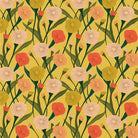 Cloud 9 Organic Quilting Cotton Fabric – Poppy Fields Poppy Vines (227746) - Boho Fabrics - Quilting Cotton, Woven