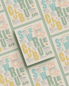 Club Rules Poster - Boho Fabrics - 