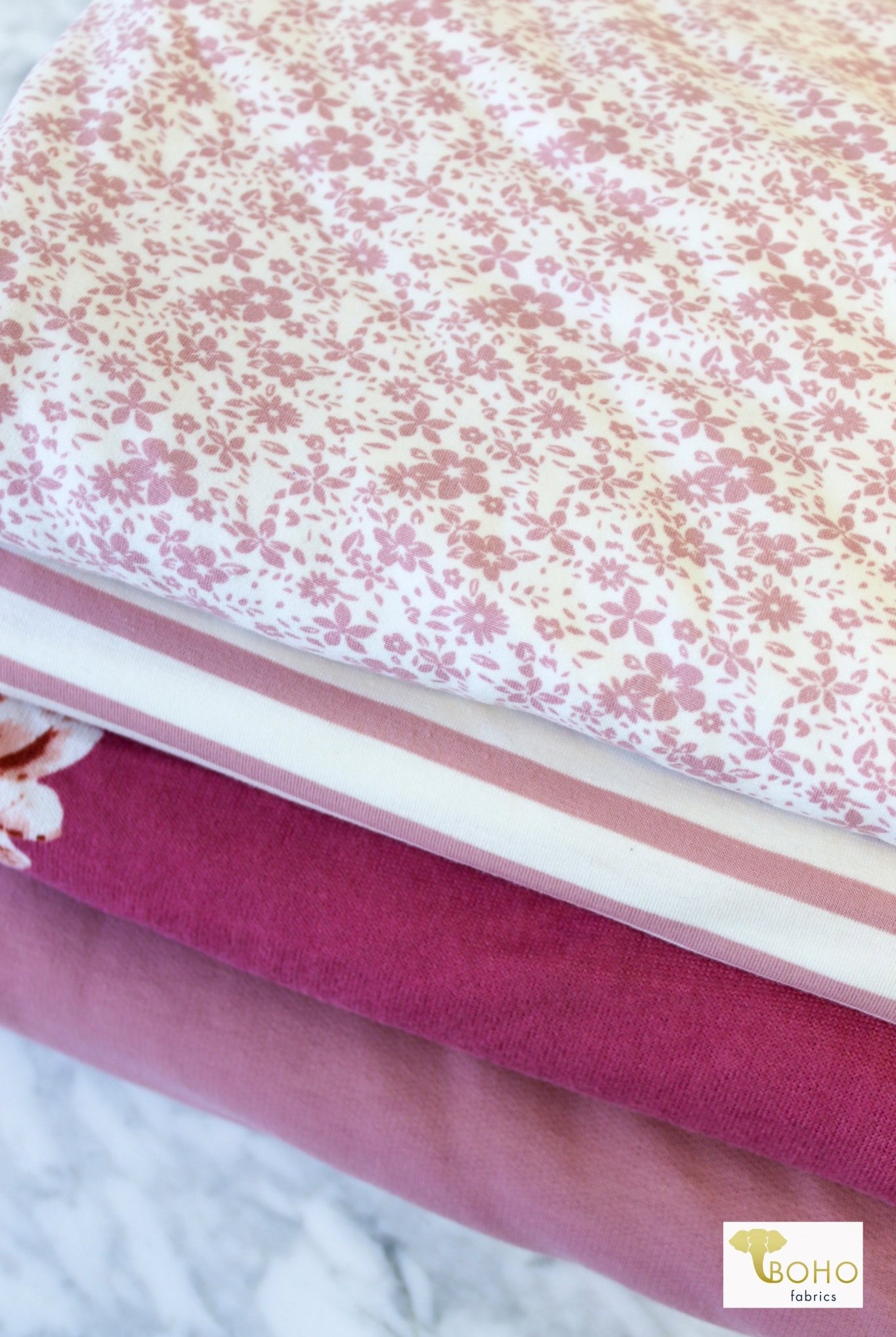 CM Bundle Stocking! Rosey Florals CB-K-150 - Boho Fabrics