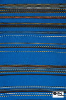 Cobalt Blue/Black Multi-Stripe Upholstery Woven Fabric - Boho Fabrics - Home Dec. & Upholstery Fabric