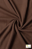 Coco Coir Brown, Yummy 4x2 Rib - Boho Fabrics