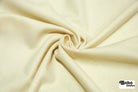 Coconut Cream, Italian Melton Wool Coating Fabric - Boho Fabrics - Wool Coating, Woven