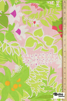 Coconut Grove, Printed Athletic Knit Fabric - Boho Fabrics - Athletic Knit Fabric