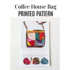Coffee House Bag printed sewing pattern - Boho Fabrics - Sewing Patterns