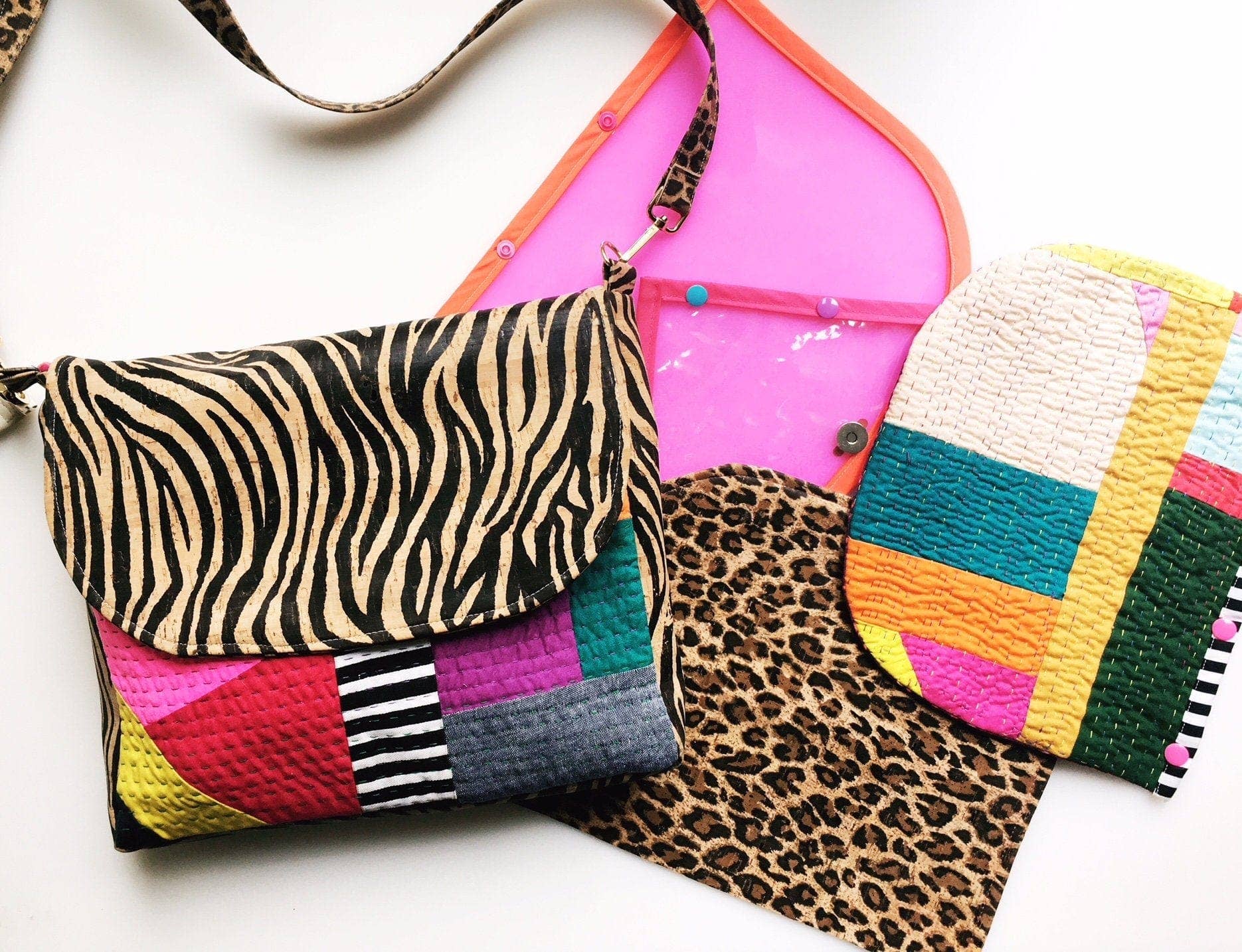 Coffee House Bag printed sewing pattern - Boho Fabrics - Sewing Patterns