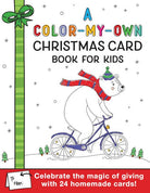 Color - My - Own Christmas Card Book For Kids - Boho Fabrics - Books