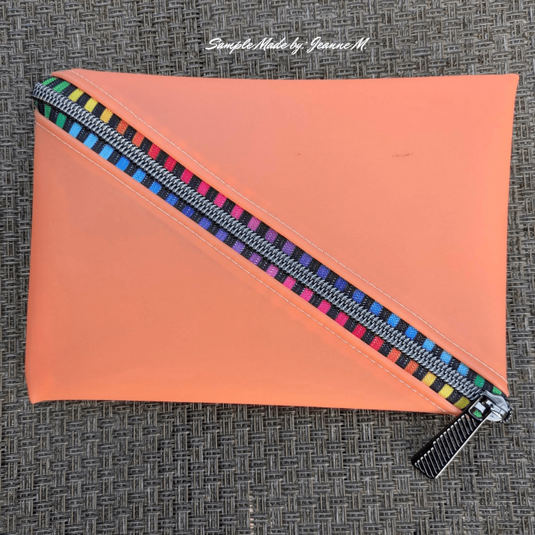 Color Stripes Zipper Tape 5 Nylon Rainbow - 3 Yards - Boho Fabrics - Zippers