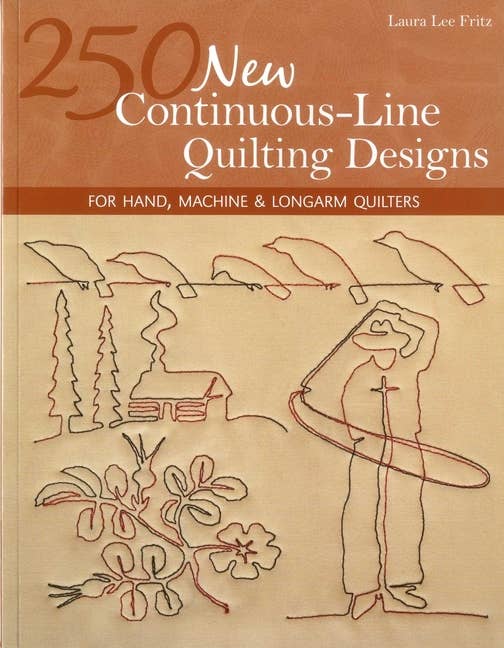 Continuous-Line Quilting Designs For Hand & Machine - Boho Fabrics - Books