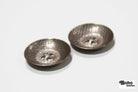 Copper Saucer 4-Hole Metal Button. 24L (15mm / 5/8"), 28L (18mm / 11/16"), 30L (19mm, 3/4") , 40L (25mm / 1") - Boho Fabrics - Buttons & Snaps