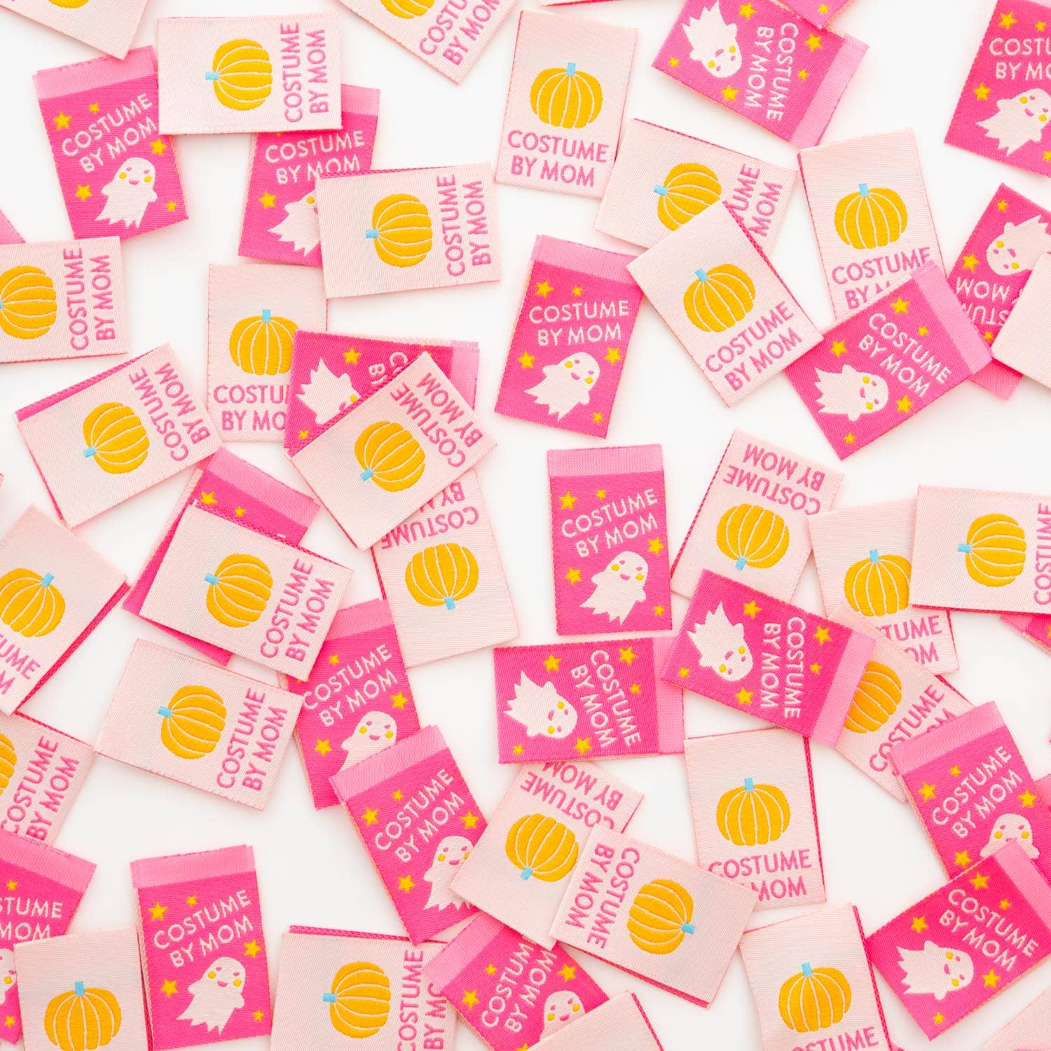 Costume by Mom Halloween -  Sewing Woven Clothing Label Tags - Boho Fabrics - 