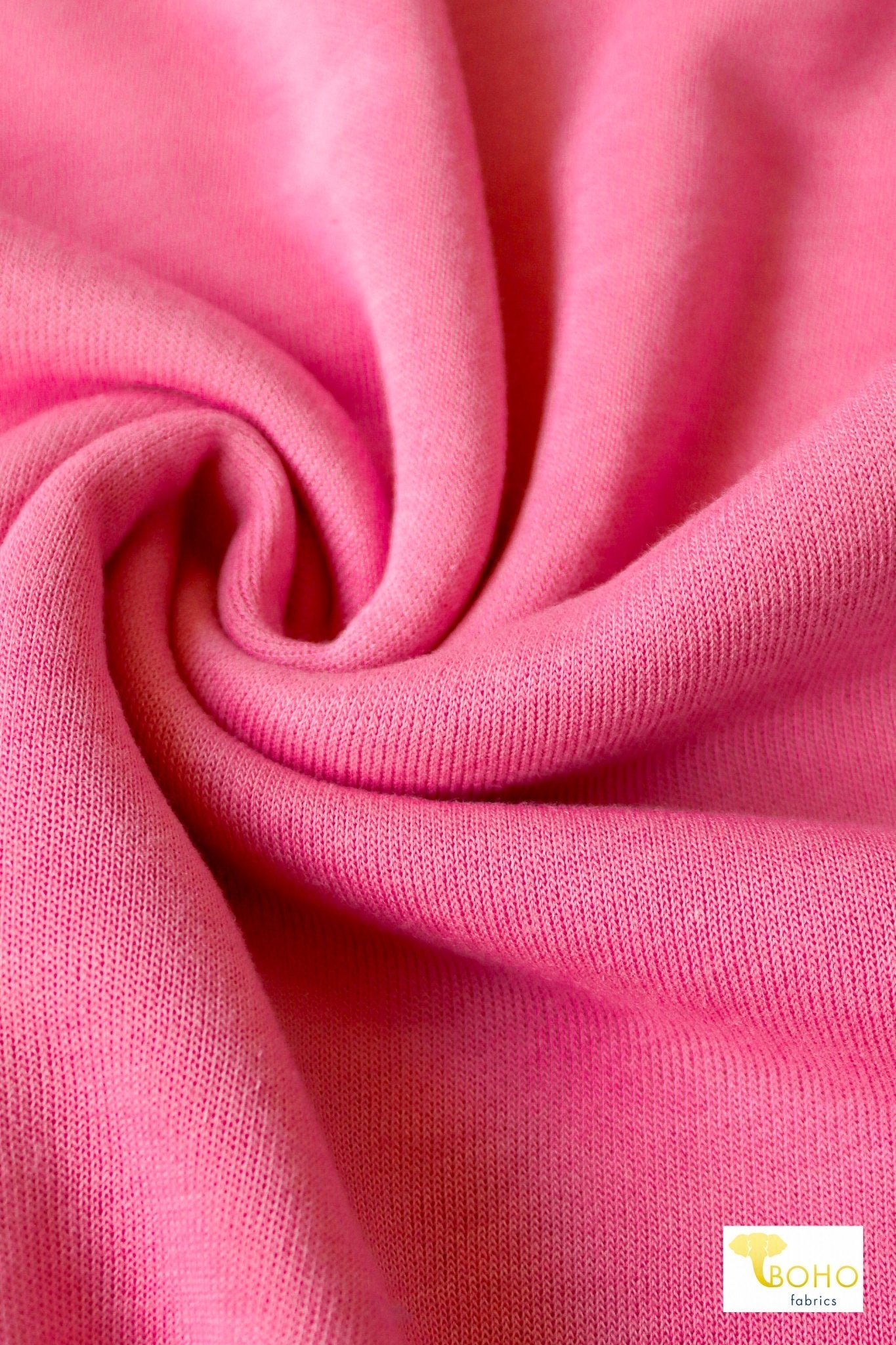 Cotton Candy Pink, Sweatshirt Fleece. - Boho Fabrics
