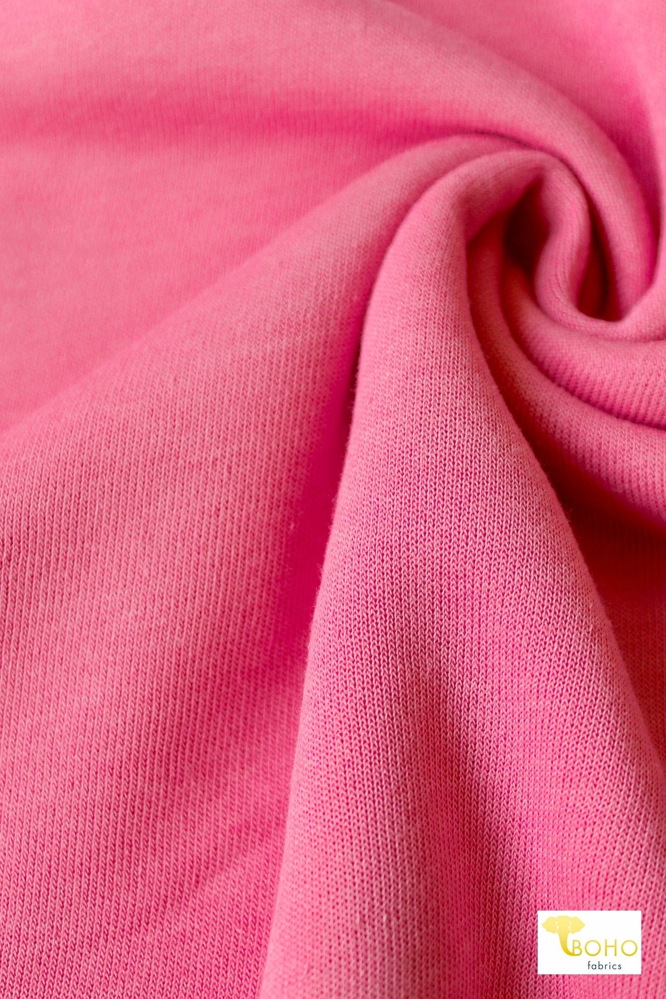 Cotton Candy Pink, Sweatshirt Fleece. - Boho Fabrics