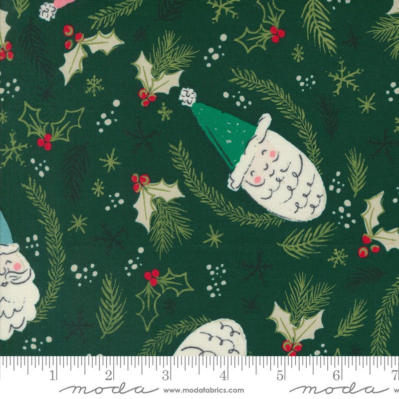 Cozy Wonderland in Pine by Moda - 100% Cotton Quilting Fabric - 45590 23 - Boho Fabrics - Quilting Cotton, Woven