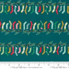 Cozy Wonderland Teal by Moda - 100% Cotton Fabric - 45592 15 - Boho Fabrics - Quilting Cotton, Woven