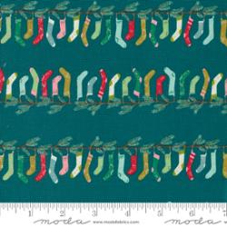 Cozy Wonderland Teal by Moda - 100% Cotton Fabric - 45592 15 - Boho Fabrics - Quilting Cotton, Woven