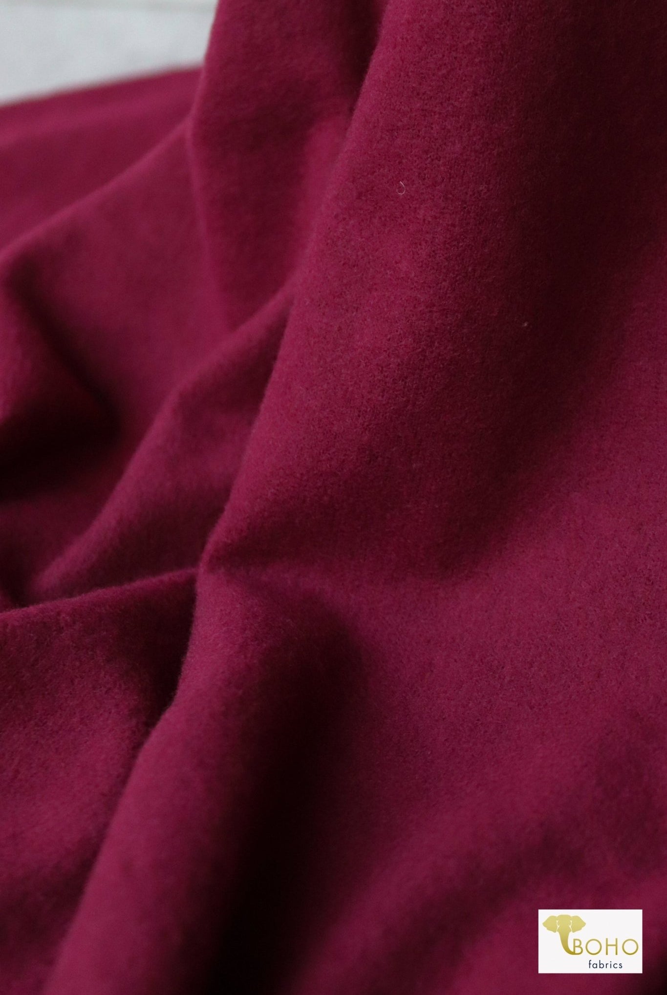 Cranberry Dreams, Brushed Sweater Knit - Boho Fabrics