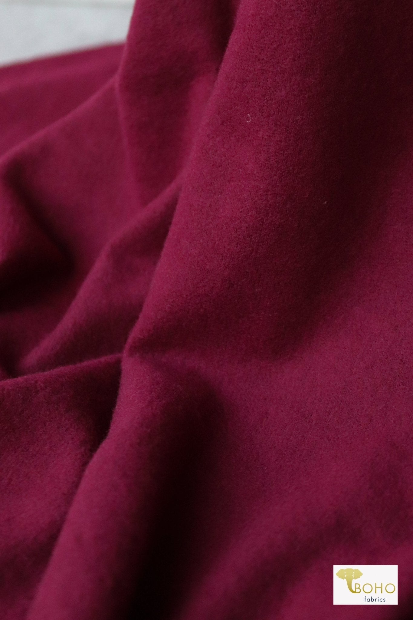Cranberry Dreams, Brushed Sweater Knit - Boho Fabrics