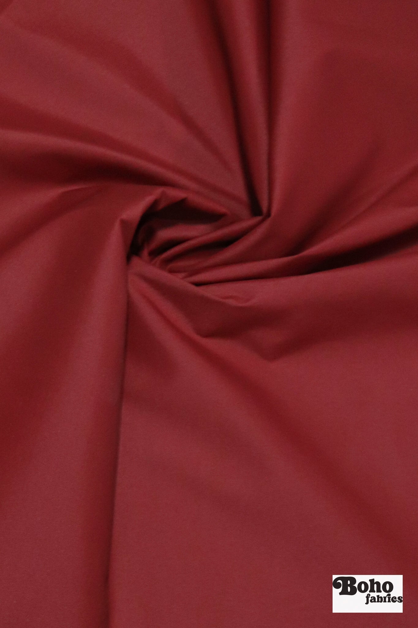 Cranberry Red Lightweight Cordura Nylon Fabric — Water - Resistant Designer Deadstock - Boho Fabrics - Performance Fabric, Woven
