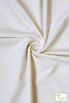 Cream, Swim Solid Knit Fabric - Boho Fabrics