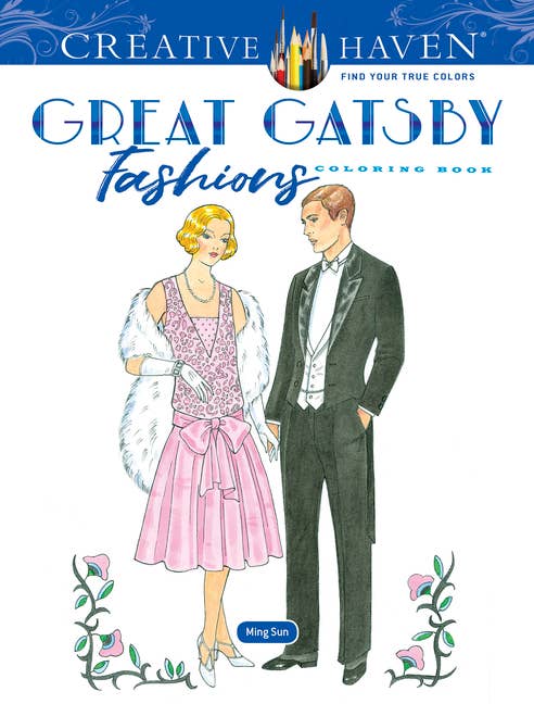 Creative Haven Great Gatsby Fashions Coloring Book - Boho Fabrics - Books
