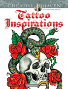 Creative Haven Tattoo Inspirations Coloring Book - Boho Fabrics - Books