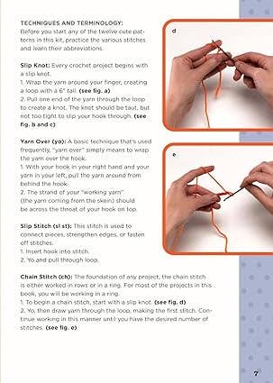 Creature Crochet Kit: Create 12 Adorable Critters - Boho Fabrics - Art & Craft Kits