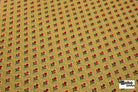 Crimson & Gold Ogee Tulips Jacquard Woven Fabric - Boho Fabrics - Jacquard, Woven