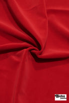 Crimson Red, Velveteen Woven Fabric - Boho Fabrics - Home Dec. & Upholstery Fabric