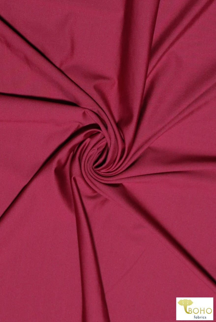 Crimson, Swim Soild Knit. S.SWIM-203 - Boho Fabrics