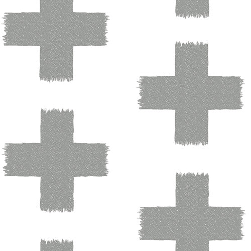 Crossed Impressions Fog. Recollection Collection by Katarina Roccella. Art Gallery Cotton Woven Fabric. Sold by the Half Yard! - Boho Fabrics