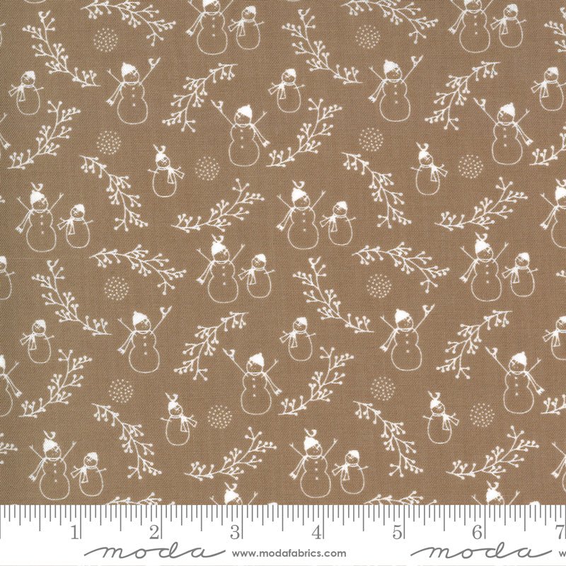 Crystal Lane Nutmeg 2982 20 Moda 1 - Boho Fabrics - Quilting Cotton, Woven