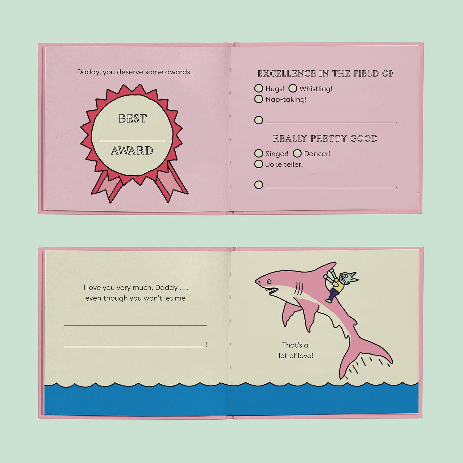 Daddy Fill in the Love Book (Pre - Order) - Boho Fabrics - Book