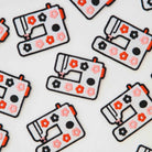 Daisy Sewing Machine Iron - On Patch - Boho Fabrics - Patches