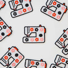 Daisy Sewing Machine Iron - On Patch - Boho Fabrics - Patches
